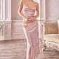 Cinderella Divine - BD103 Slim Fit Satin Midi/Short Dress