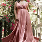 Flowy Satin A-Line Gown by Cinderella Divine BD105 - Special Occasion