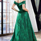 Cinderella Divine - CB050 Off the Shoulder Ball Gown - Special Occasion