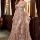 Embellished Ball Gown by Cinderella Divine CB068- Special Occasion/Curves