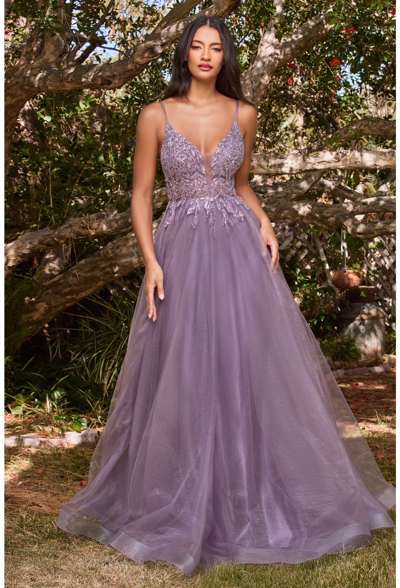 A-Line Layered Tulle Dress by Cinderella Divine