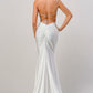 Rhinestone Fitted Dress with Lace up back by Cinderella Divine CD0179 - Special Occasion
