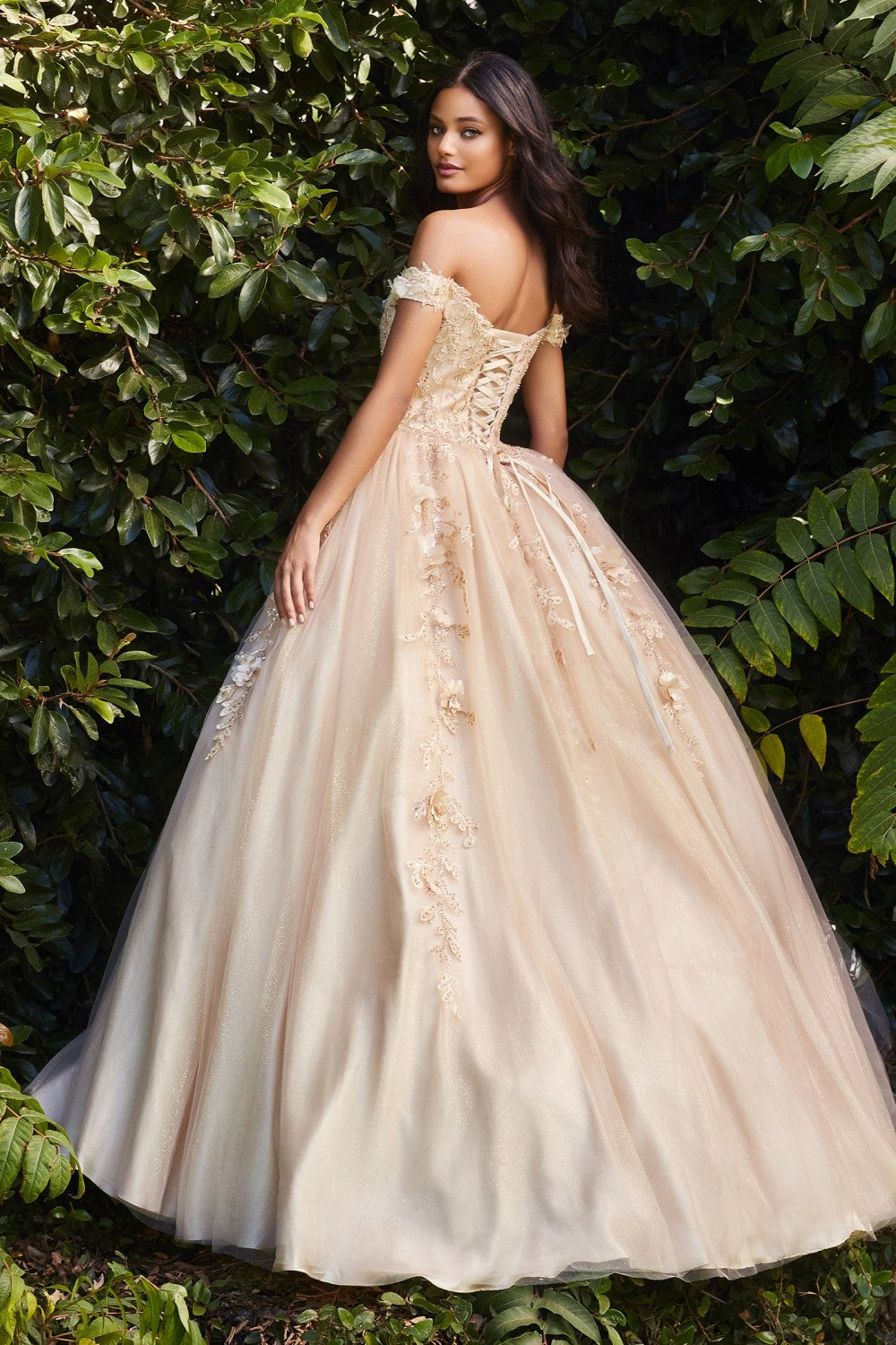 tulle dress champagne Champagne