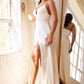 A Line Satin Bridal Dress by Cinderella Divine Cd903W