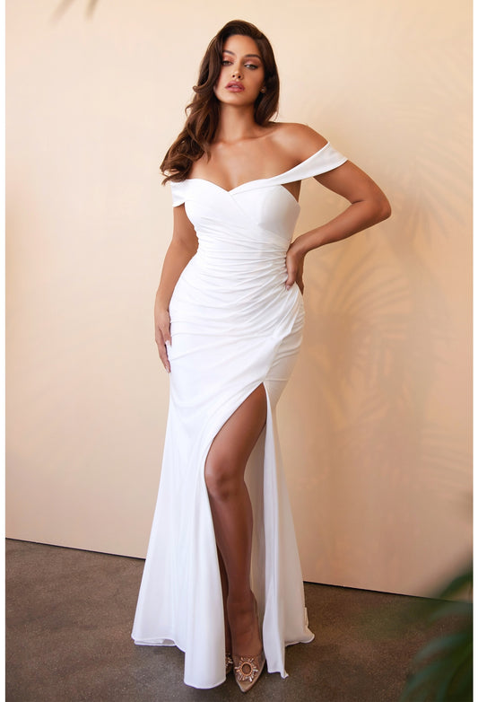 formal women's white goddess off the shoulder dress for roleplay formal women's white goddess off the shoulder dress for roleplay Shell Goddess Dress Pre-order / L