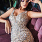 Fitted Beaded Trumpet Dress with by Ladivine CD935 - Special Occasion