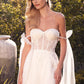 A-line Bodice Wedding Gown by Cinderella Divine - Cd964W