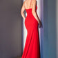 Sexy Cut Out Slit Women Formal Gown By Ladivine CH129 - Special Occasion
