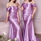 Satin Strapless Fitted Gown by Cinderella Divine CH163 - Special Occasion/Curves