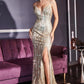 Glitter Mermaid Dress by Cinderella Divine CR844 - Special Occasions