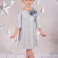3/4 Sleeve Sequin Girl Party Dress by AS408 Kids Dream - Girl Formal Dresses