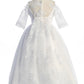 Girl Party Cording Lace Waterfall Dress by AS510 Kids Dream - Girl Formal Dresses
