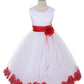 Sash Flower Petal Flower Girl Dress 2of2 by AS160B Kids Dream - Girl Formal Dresses
