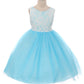 Girl Party Lace Illusion Dress by AS414 Kids Dream - Girl Formal Dresses
