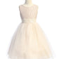Lace Sequin Back V Girl Party Dress Plus Size by AS522+ Kids Dream - Girl Formal Dresses