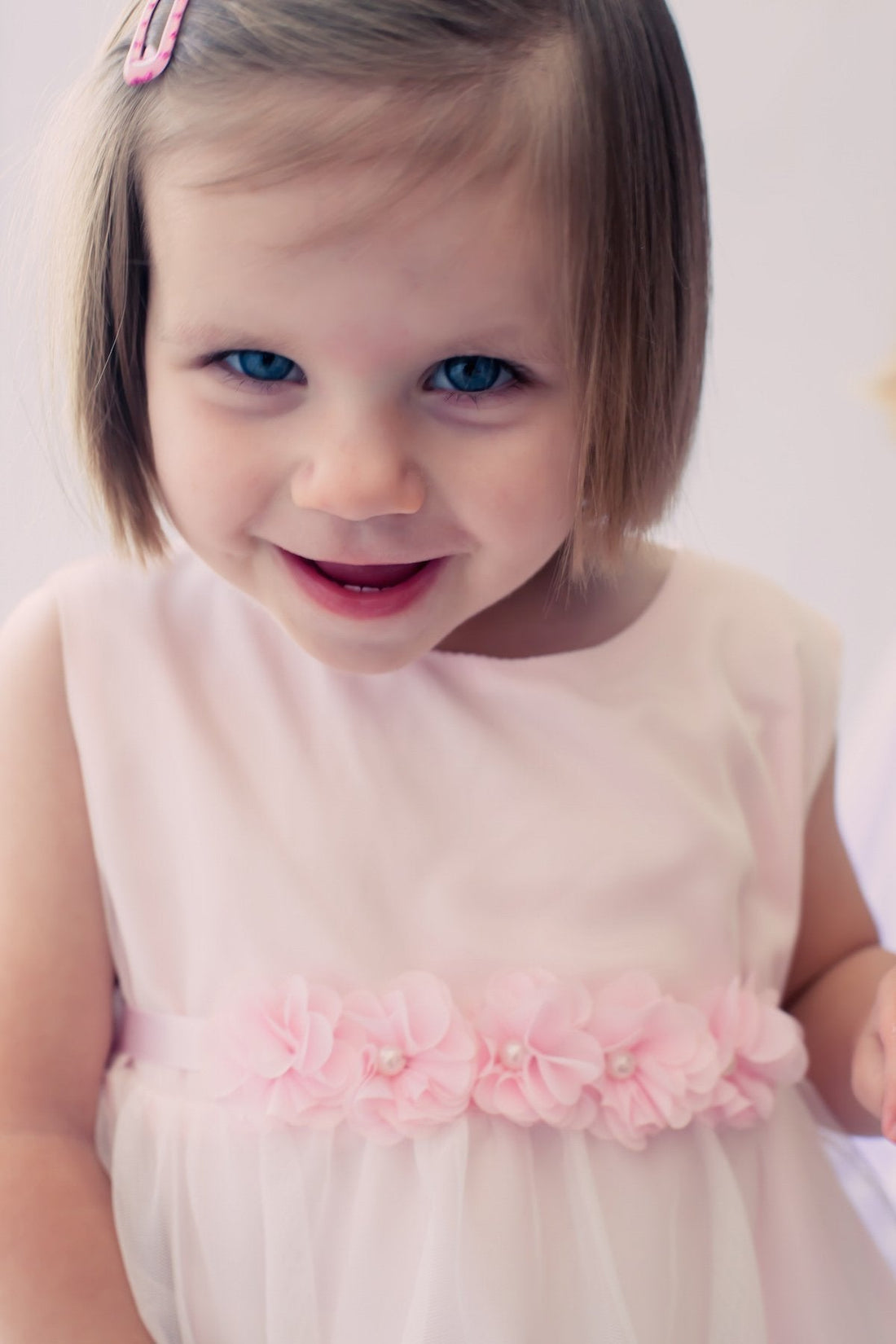 Baby Girl Mesh Flowers 3D Taffeta Party Dress - AS333 Kids Dream