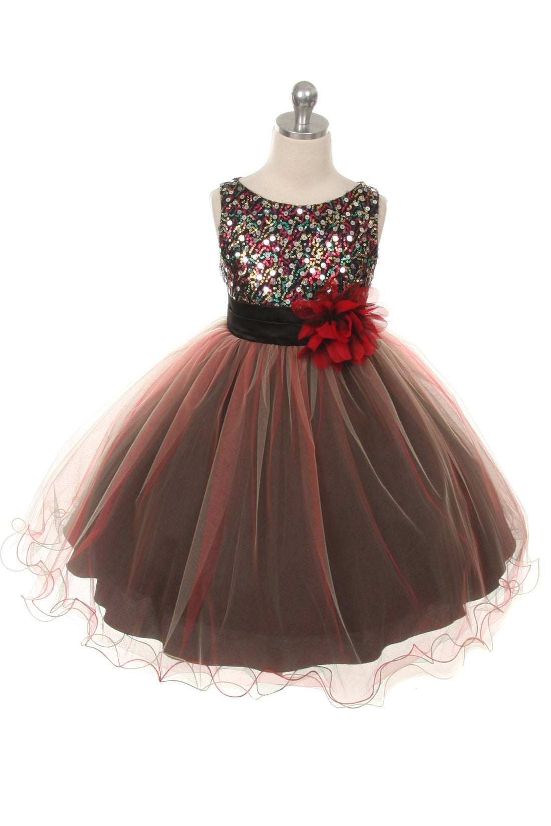 strapless open back dress Cupcake Dresses for Kids Short Mini Birthday Party Gowns Tulle Tutu Dress Sequins Short Dress for Flower Girls Princess Dress, Green / 4