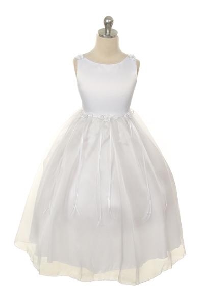 Rosebud Organza Girl Party Dress by AS149 Kids Dream - Vestidos Formales Niña