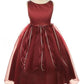Girl Party Dress- Rosebud Organza Dress - AS149 Kids Dream