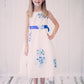 Shantung Decorated with Flower Petals Girl Party Dress by AS204F Kids Dream - Girl Formal Dresses