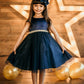 Sleeve Satin Girl Party Dress with Tulle by AS452 Kids Dream - Girl Formal Dresses