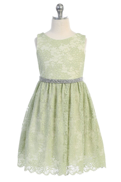 Formal Evening Girl lace dress