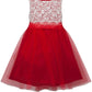 Stretch Lace Tulle Girl Party Dress Plus Size by AS420+ Kids Dream - Girl Formal Dresses