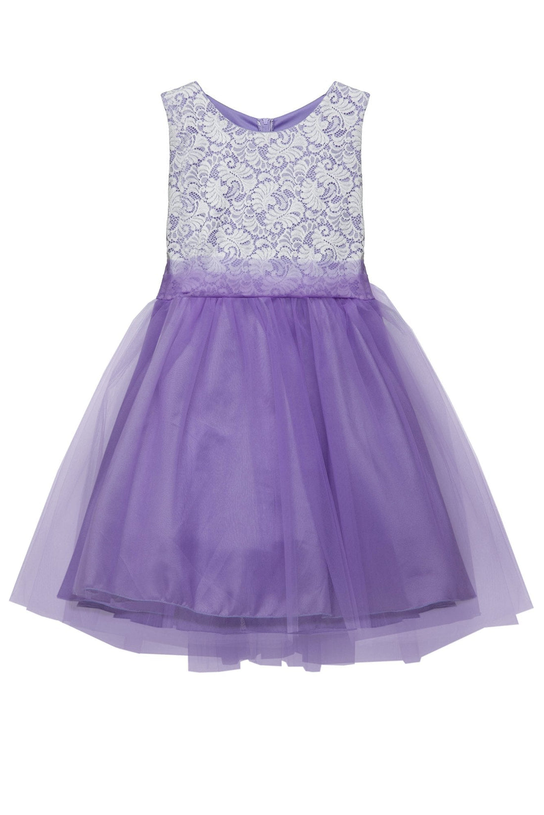 Stretch Lace Tulle Girl Party Dress Plus Size by AS420+ Kids Dream - Girl Formal Dresses