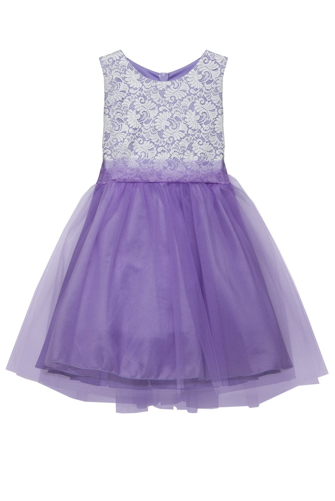 Stretch Lace Tulle Girl Party Dress Plus Size by AS420+ Kids Dream
