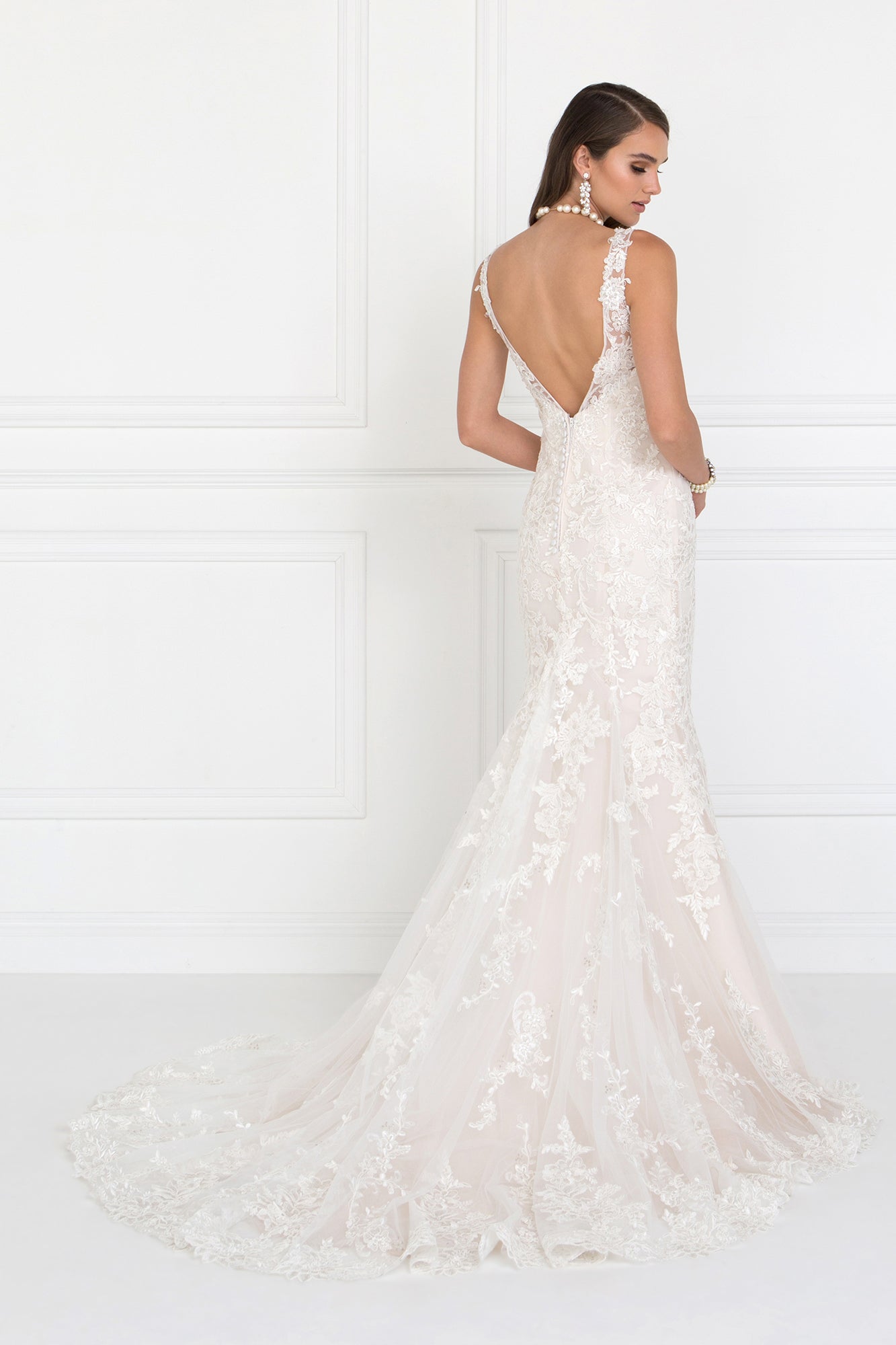 Elizabeth K - GL1514 -  Lace Illusion Sweetheart Mermaid Bridal Gown