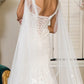 GL1935 GLS by Gloria - Embroidery V-Neck Mermaid Bridal Gown