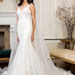 GL1935 GLS by Gloria - Embroidery V-Neck Mermaid Bridal Gown