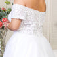 GL1936 GLS by Gloria - Embroidered Sweetheart Bodice A-Line Bridal Gown