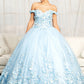 Elizabeth K - GL1960 - Embellished Off Shoulder Quinceanera Dress