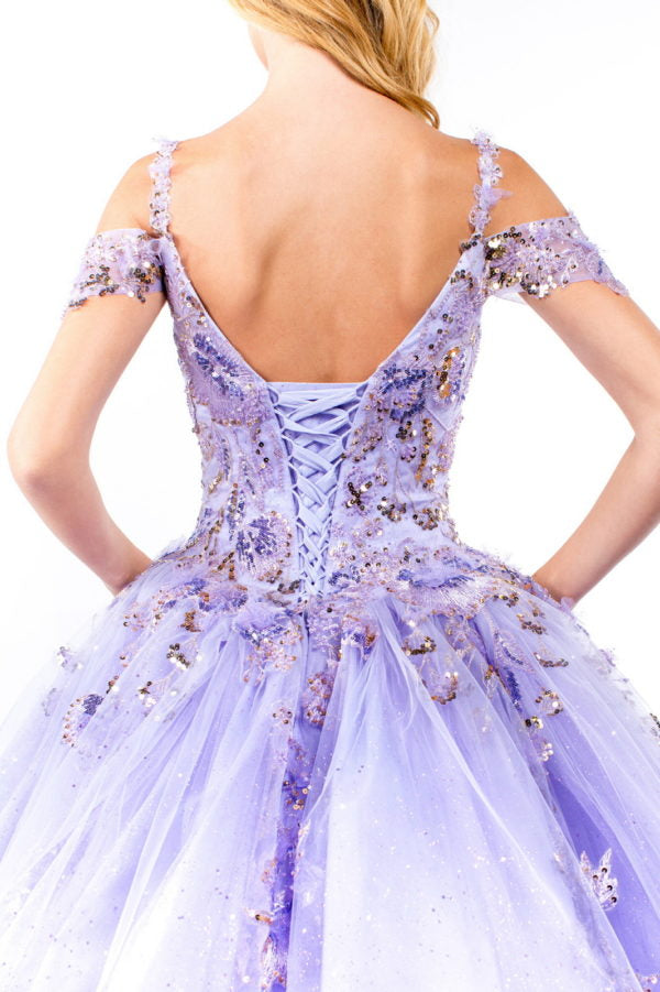 Elizabeth K - GL1969 - Mesh Sweetheart  Quinceanera Dress