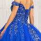 Elizabeth K - GL1972 - Embellished Sweetheart Glitter Quinceanera Dress