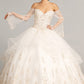 Elizabeth K - GL1976 - Sweetheart Neck Cut-Away Shoulder Quinceanera Dress