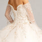Elizabeth K - GL1976 - Sweetheart Neck Cut-Away Shoulder Quinceanera Dress