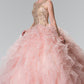 Elizabeth K - GL2208 - Embellished Illusion Sweetheart Quinceanera Dress