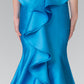 Elizabeth K - GL2224 - Embellished V-Neck Trumpet Dress