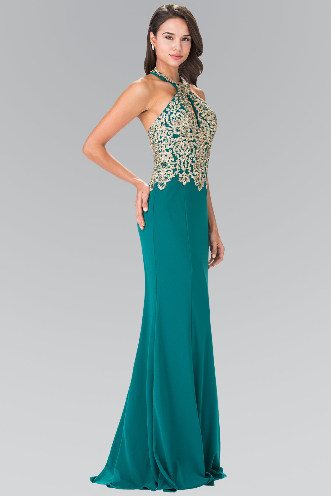Elizabeth K GL2231 Prom Dress - Teal | NewYorkDress Elizabeth K GL2231 Prom Dress - Teal | NewYorkDress