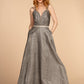 Elizabeth K - GL2504 - Glitter Sweetheart A-Line Dress