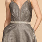Elizabeth K - GL2504 - Glitter Sweetheart A-Line Dress