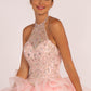 Elizabeth K - GL2512 - Embellished Halter Neck Quinceanera Dress