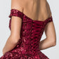 Elizabeth K - GL2803 - Floral Off-Shoulder Quinceanera Dress