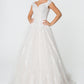 GL2823 GLS by Gloria - Lace Embellished Bodice A-Line Bridal Gown