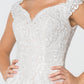GL2823 GLS by Gloria - Lace Embellished Bodice A-Line Bridal Gown