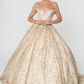 Elizabeth K - GL2831 - Mesh Sweetheart Neck Ballgown Quinceanera Dress