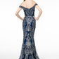 Elizabeth K - GL2922 - Mesh Off-The-Shoulder Mermaid Dress
