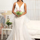 GL3014 GLS by Gloria - Flower Applique Mermaid Bridal Gown